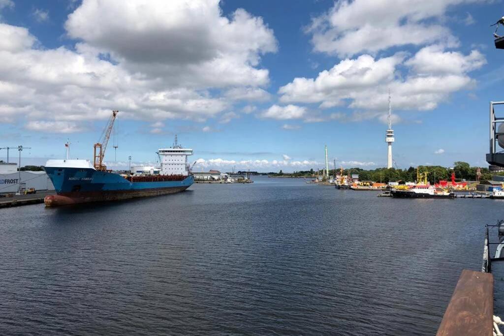 Wilhelms Havenkoje - Gemuetliches Innenstadtappartment 빌헬름스하펜 외부 사진