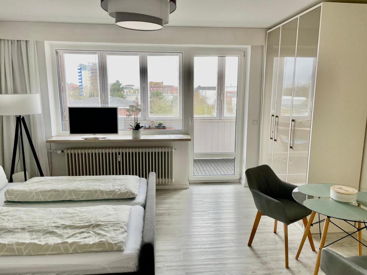 Wilhelms Havenkoje - Gemuetliches Innenstadtappartment 빌헬름스하펜 외부 사진